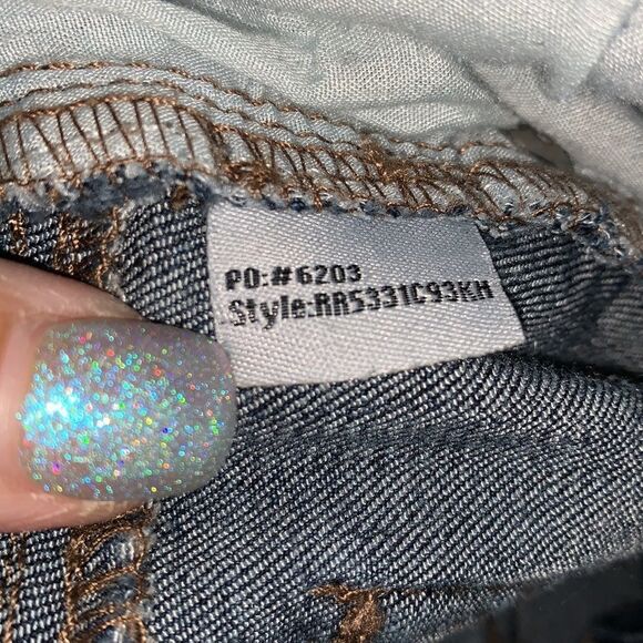 Indigo Rein Anklet Skinny Jeans Size 5 Junior - Picture 6 of 11